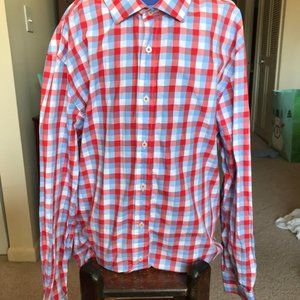 Men's James Tattersall shirt XL size 17